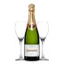 Kit 1 Espumante Espanhol Codorniu Brut + 2 taças 